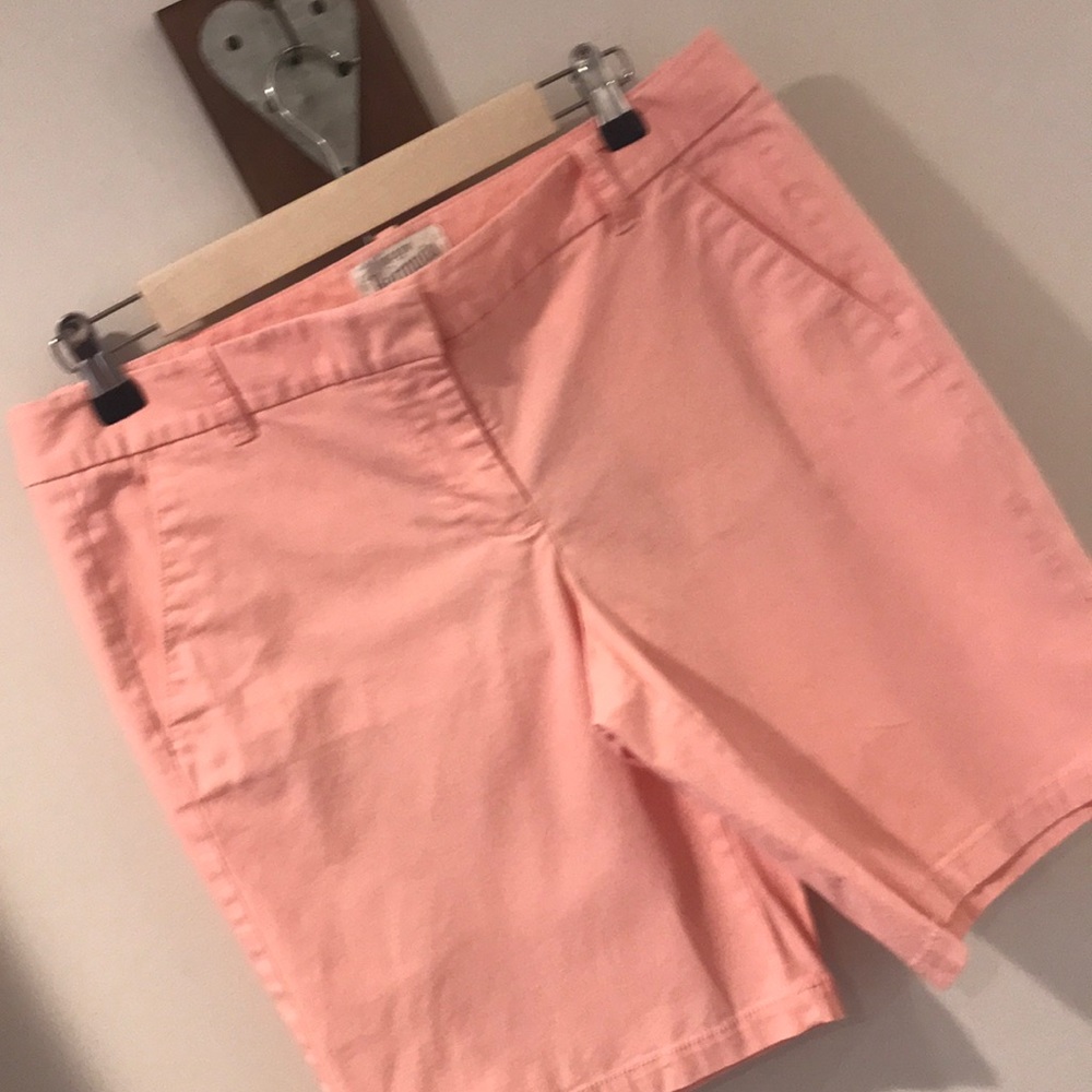 JCrew Bermuda shorts peach